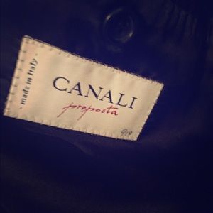 Men’s Canali Blue Pinstripe Suit